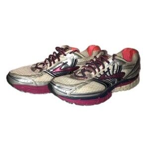 Brooks Women’s Adrenaline GTS 14 Running Shoes Pink/Silver Size 10